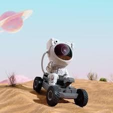 چراغ خواب پروژکتور کهکشانی فضانورد بلوتوث اسپیکردار(Lunar)