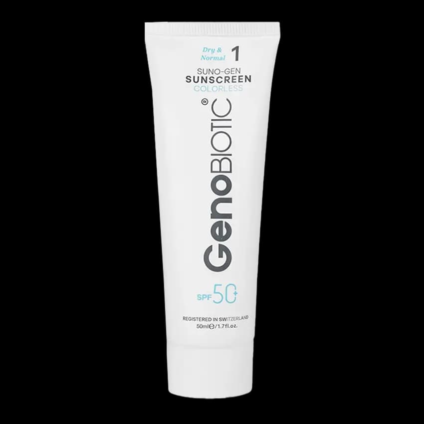 کرم ضد آفتاب پوست خشک ژنوبایوتیک SPF50 — تصویر ۸