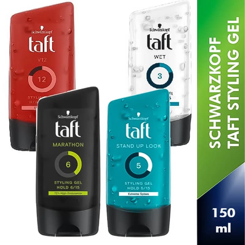 ژل مو تافت مدل وت ژل (جلوه خیس) قدرت 3 حجم 150 میلیلیتر — تصویر ۲