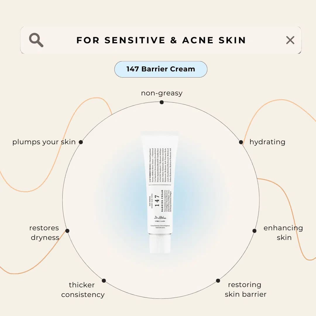 کرم ترمیم کننده و تقویت کننده سد دفاعی 147 دکتر آلتیا | Dr.Althea 147 Barrier Cream (حجم 50 میلی لیتر ) اورجینال — تصویر ۵