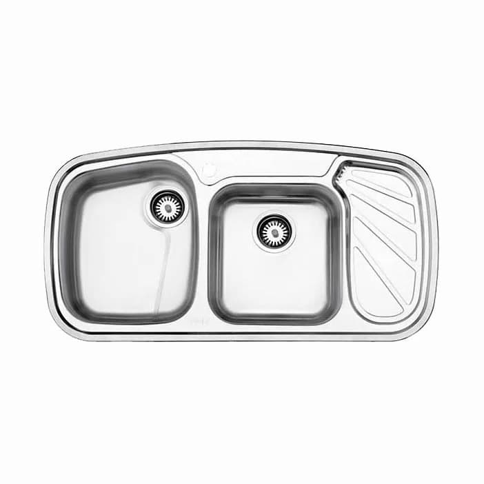 سینک طرح پروانه روکار استیل البرز کد 611