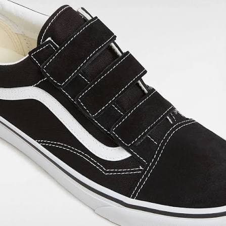 کفش ونس اولد اسکول مشکی ۳ چسبی Vans old school black 3 velcro — تصویر ۲