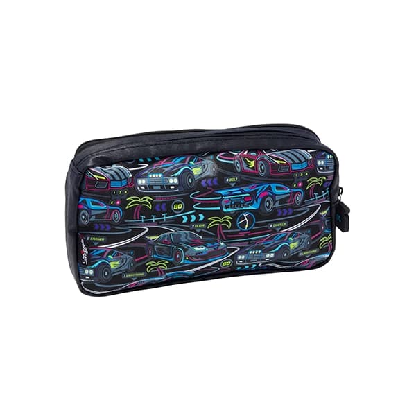 جامدادی دو زیپ اسمیگل Smiggle طرح Race Car — تصویر ۲