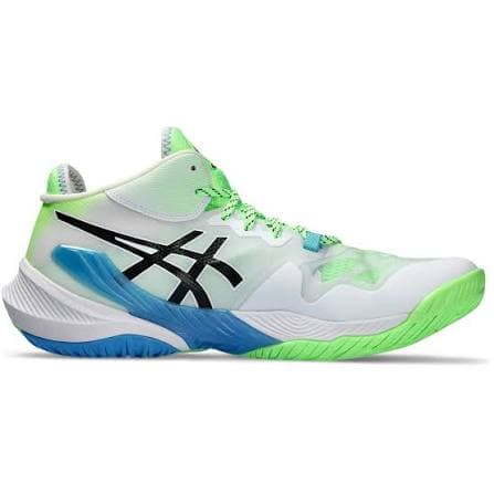 کتونی والیبال آسیکس متارایز سفید سبز آبی Asics Metarise — تصویر ۲