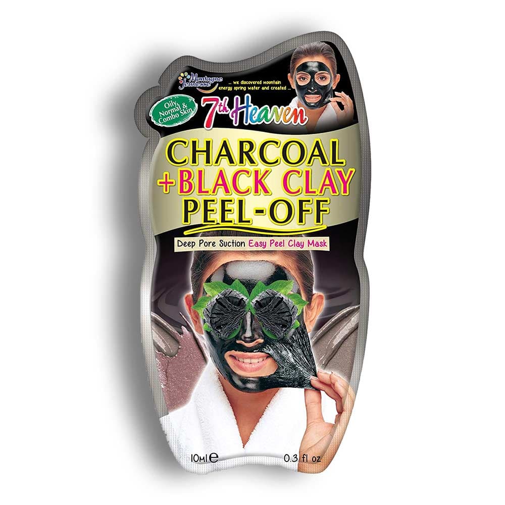 ماسک صورت مونته ژنه سری 7th Heaven مدل Charcoal& Black Clay حجم 10 میلی لیتر — تصویر ۳