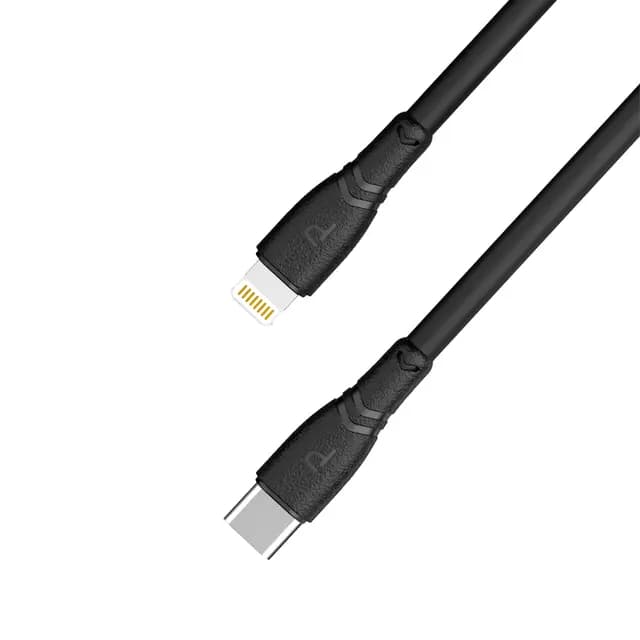 کابل شارژ تایپ C به لایتنینگ 20W پاوا مدل PW-2PVCCTOL به طول 2 متر — تصویر ۳