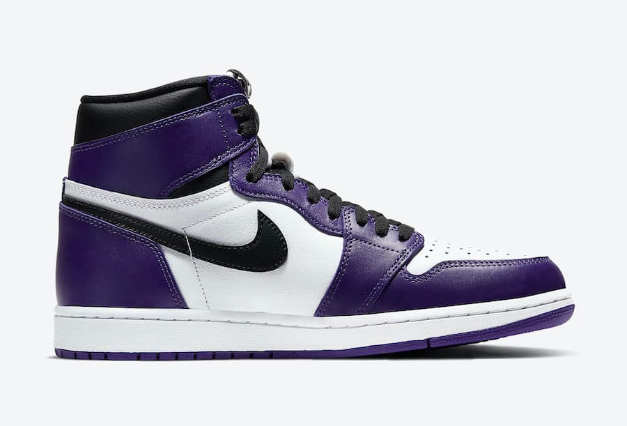 نایک ایرجردن 1 کورت پرپل Nike Air Jordan 1 High Court Purple — تصویر ۳