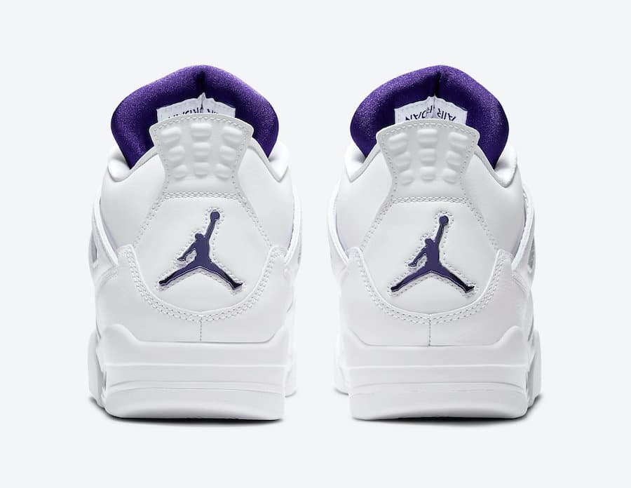 نایک ایرجردن 4 بنفش متالیک Air Jordan 4 Purple Metallic — تصویر ۵