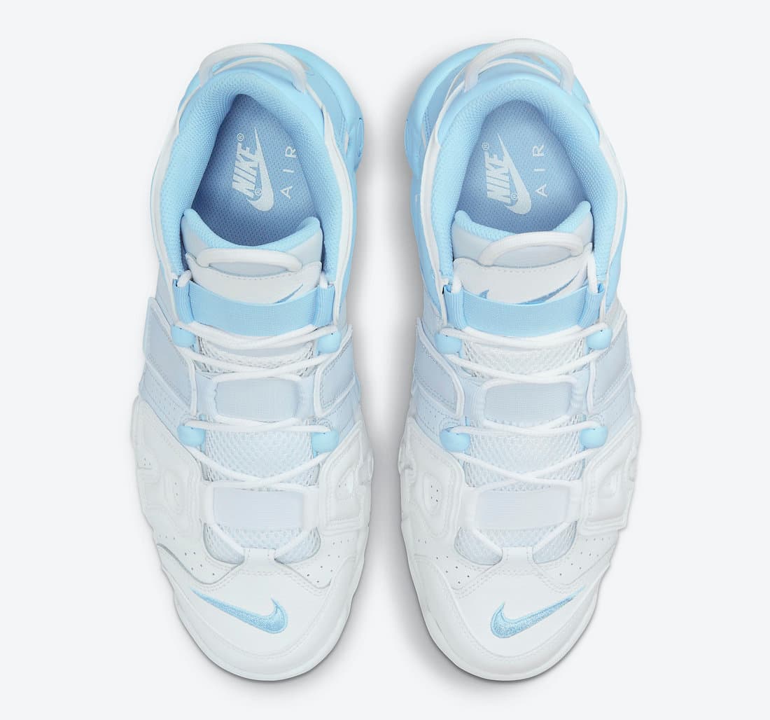 نایک ایرمورآپتمپو بلو اسکای Nike Air More Uptempo Sky Blue — تصویر ۴