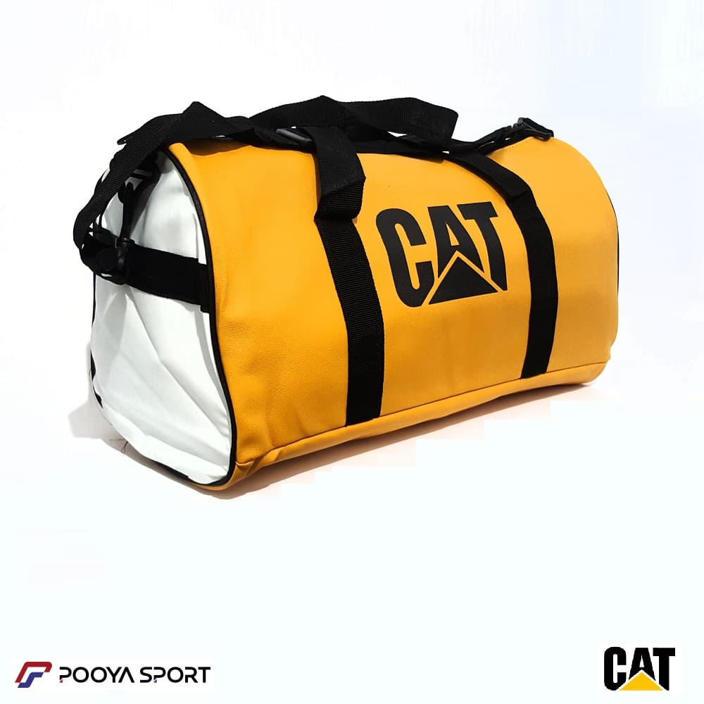 ساک ورزشی چرمی کاترپیلار CAT سایز متوسط — تصویر ۴