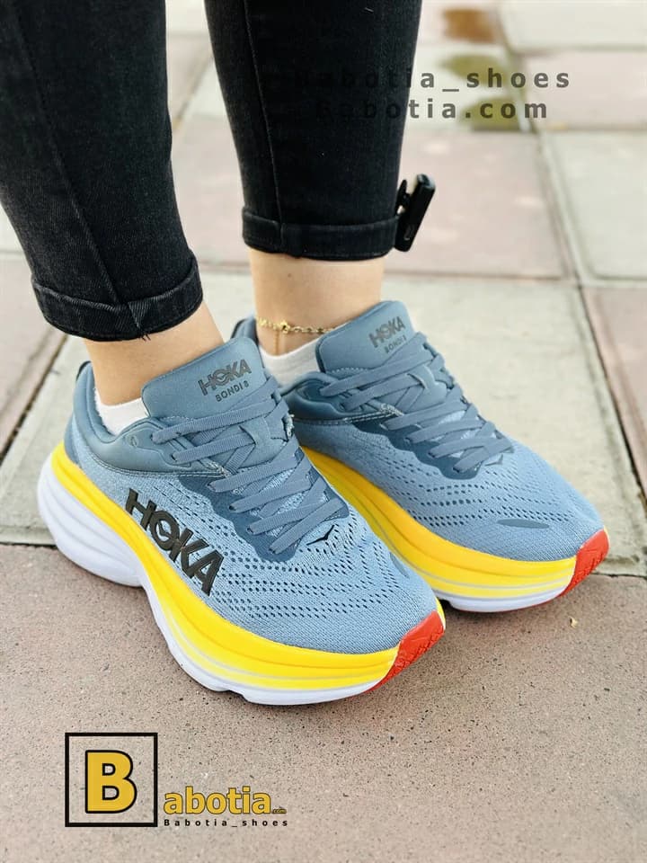 کتونی هوکا باند 8 طوسی — تصویر ۴