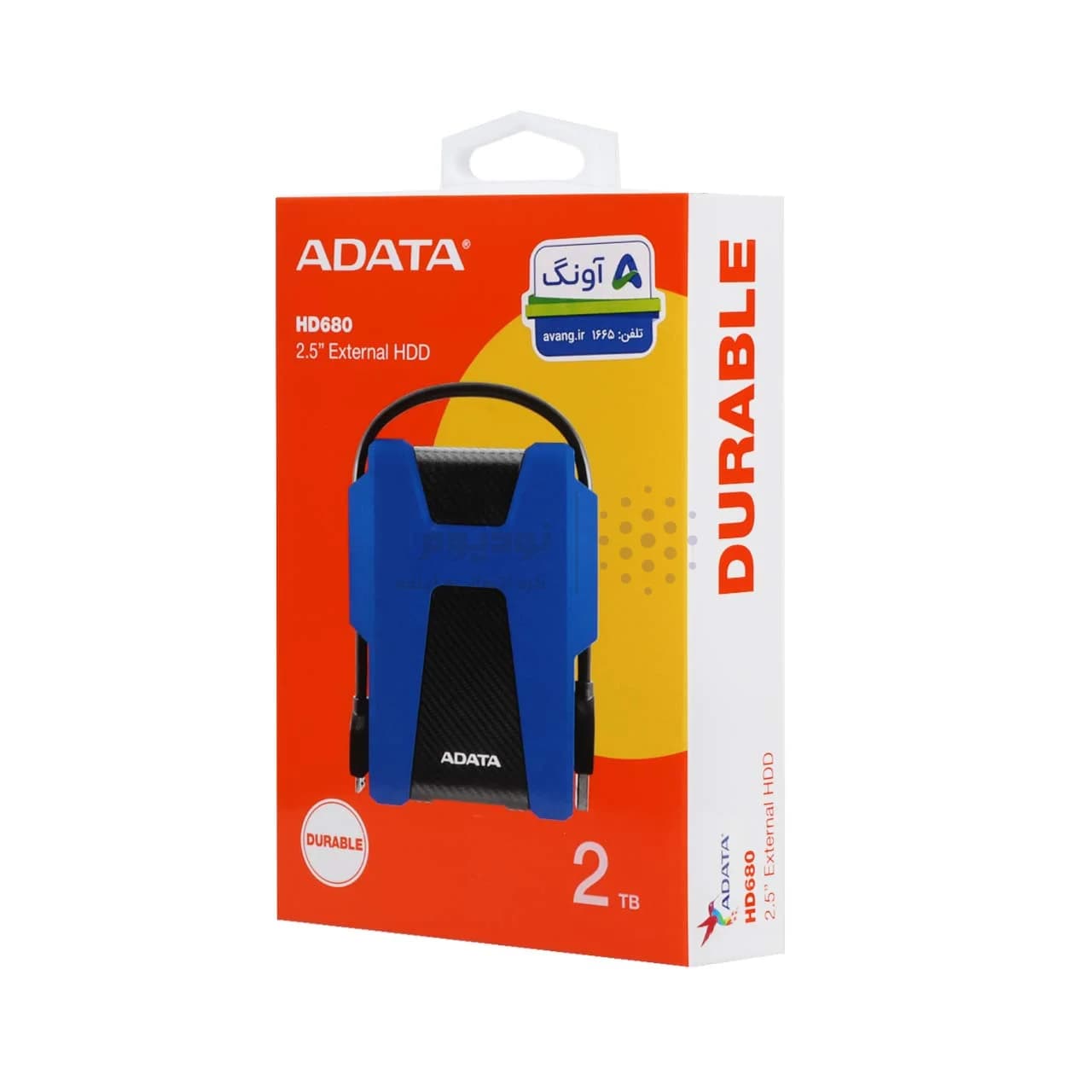 هارد اکسترنال ADATA مدل HD680 ظرفیت 2TB – آبی (گارانتی شرکت آونگ) — تصویر ۶