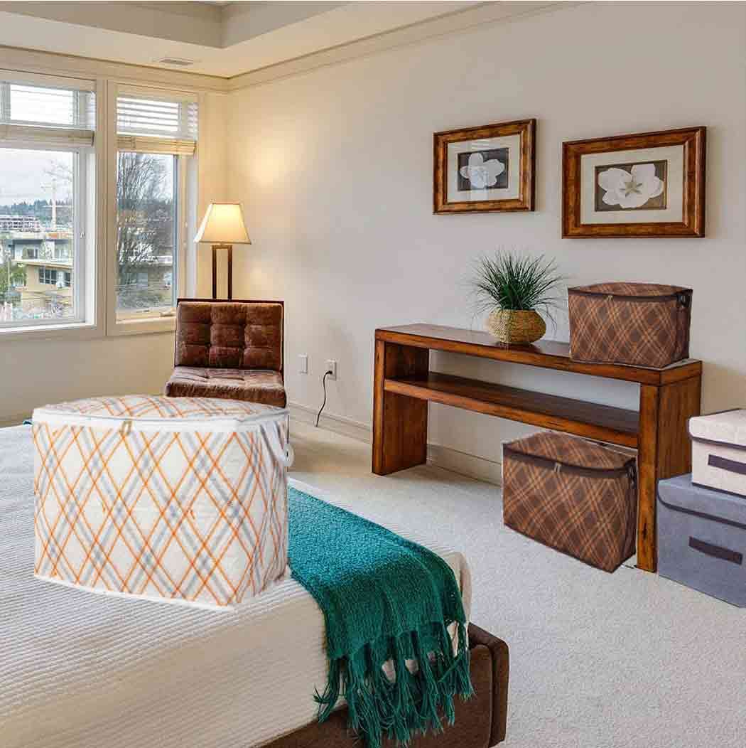 باکس پارچه ای لباس سایز 2 ترگال {بدون اسکلت} Hometex — تصویر ۵