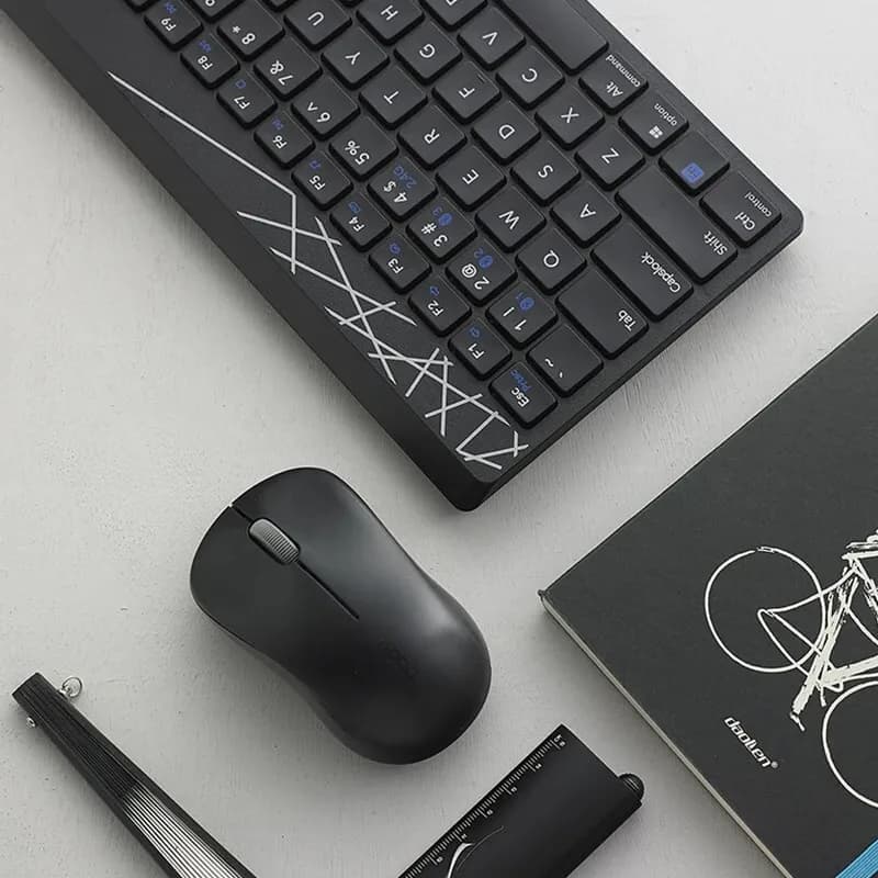 کیبورد و ماوس بلوتوثی رپو مدل Rapoo 8000GT همراه با دانگل USB — تصویر ۳