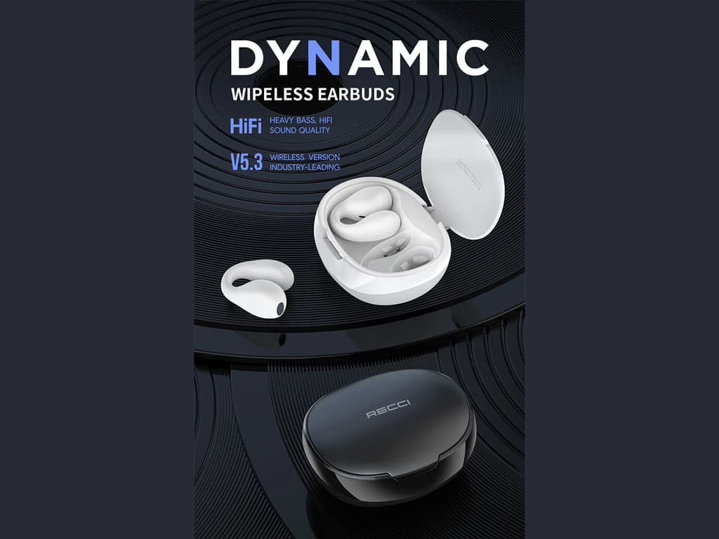 هندزفری بلوتوثی 5.3 رسی Recci REP-W66 Dynamic Buletooth earphone — تصویر ۶
