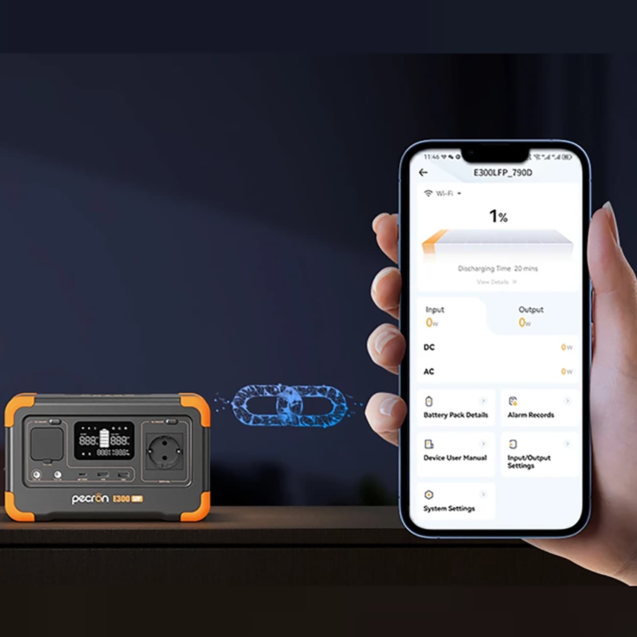 پاور استیشن 600 وات پکرون Pecron مدل E300 LFP — تصویر ۲
