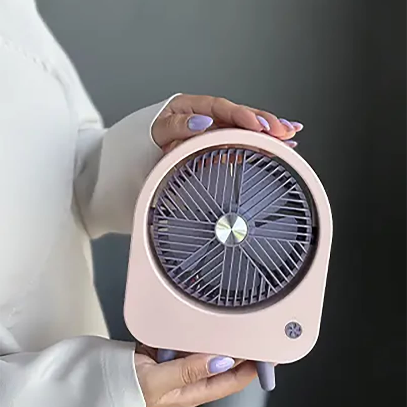 پنکه شارژی رومیزی دیاندی DIANDI مدل DD8030 با قابلیت چرخش — تصویر ۲