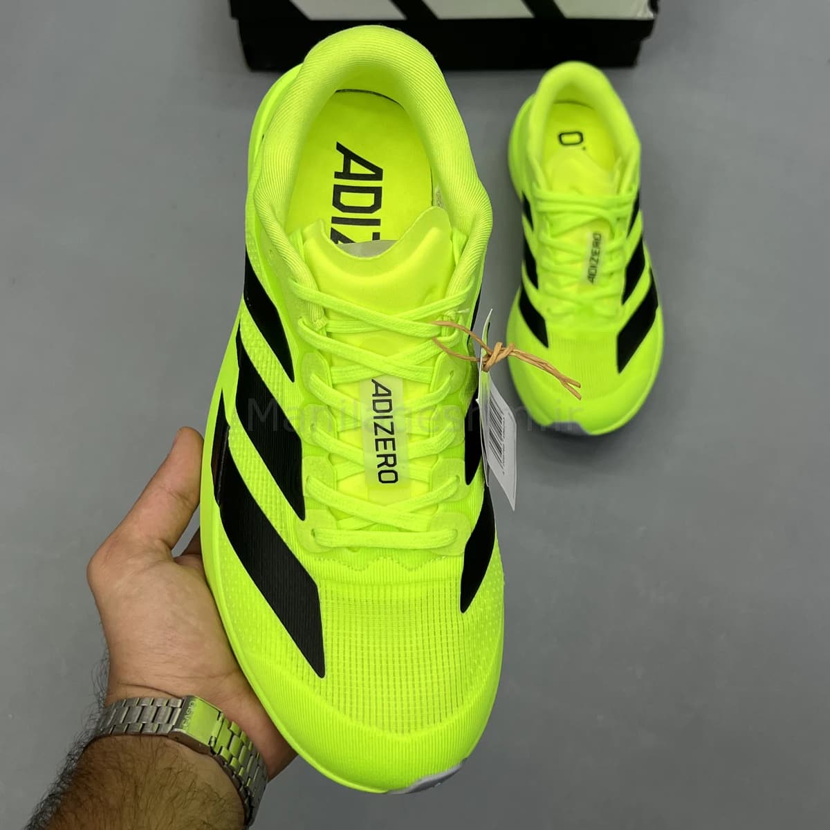 کفش آدیداس آدی زیرو سبز فسفری Adidas Adizero Evo SL — تصویر ۴