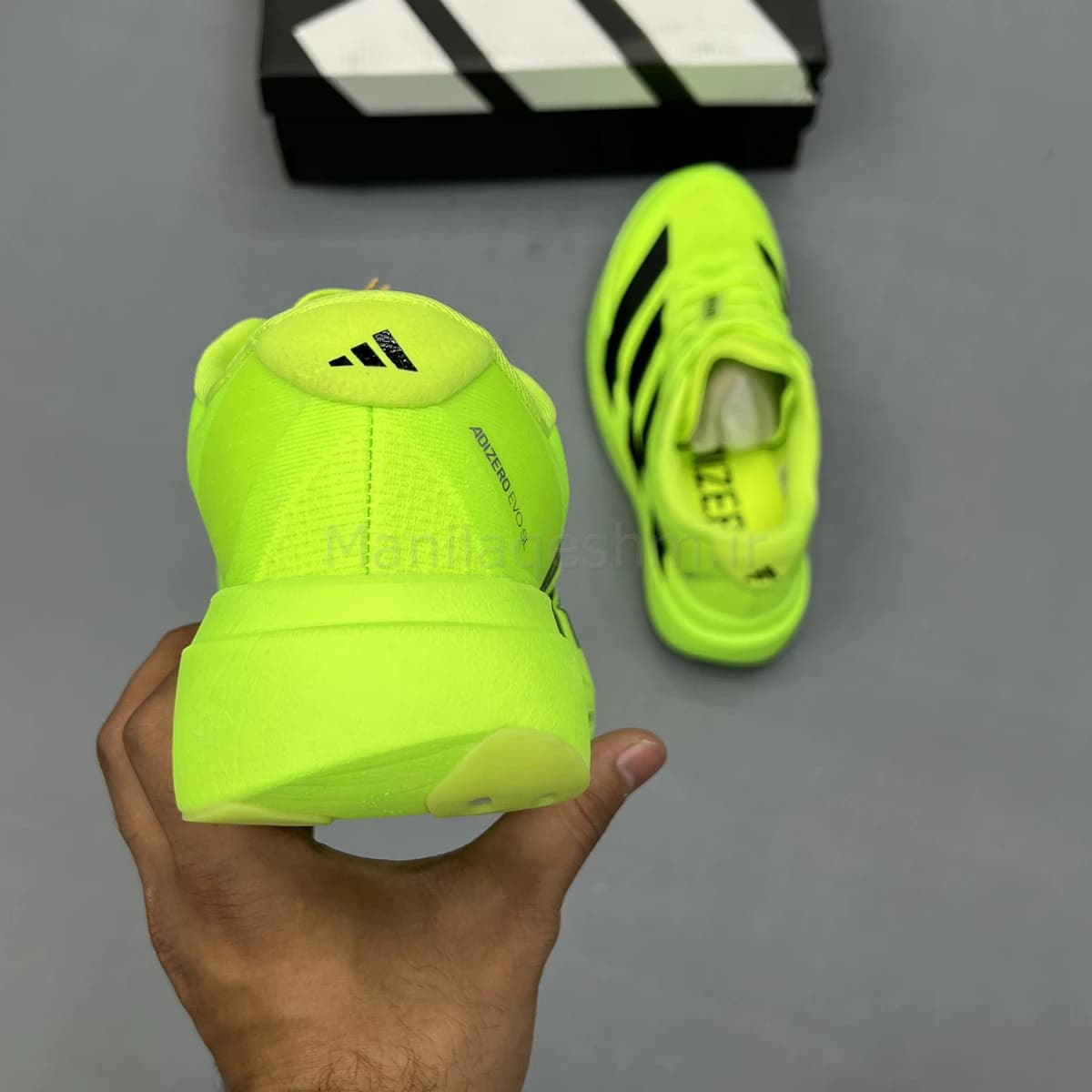 کفش آدیداس آدی زیرو سبز فسفری Adidas Adizero Evo SL — تصویر ۶