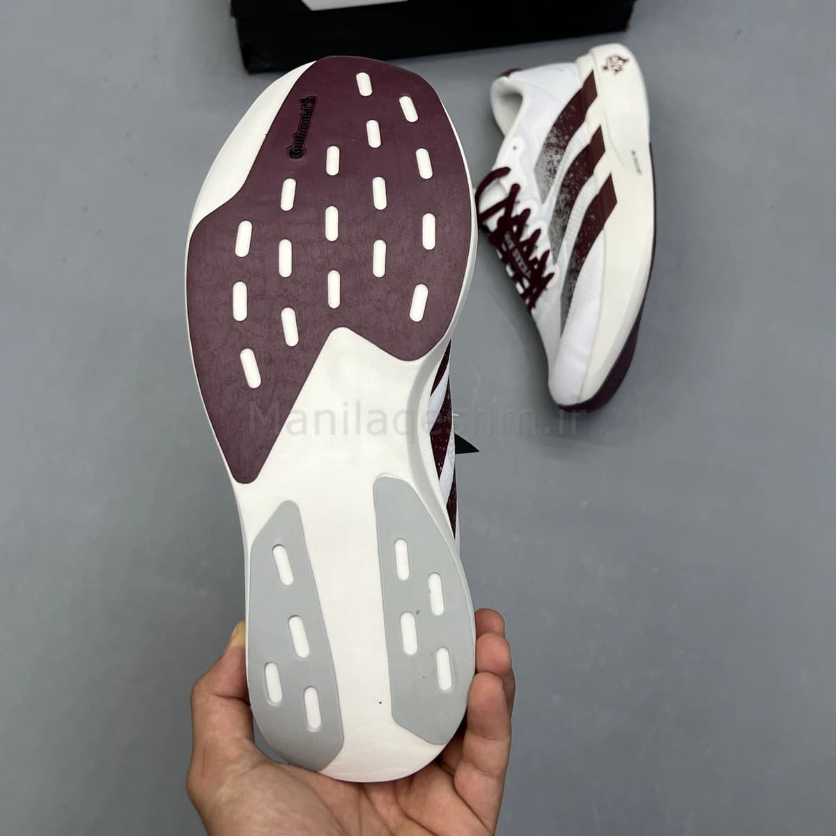 کفش آدیداس آدی زیرو سفید زرشکی Adidas Adizero Evo SL — تصویر ۴