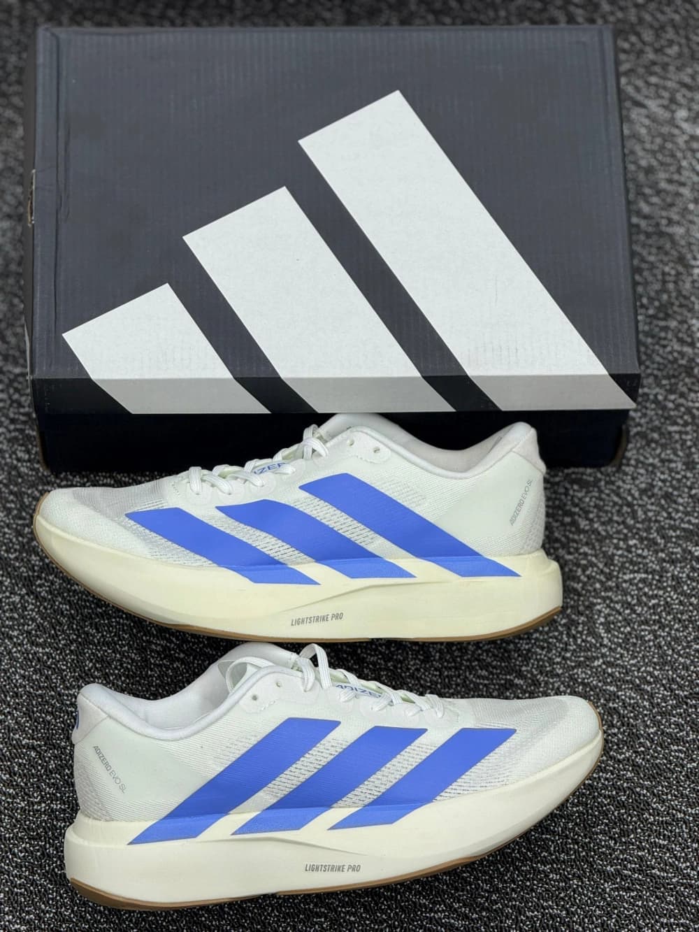 کفش آدیداس آدی زیرو سفید آبی Adidas Adizero Evo SL — تصویر ۲