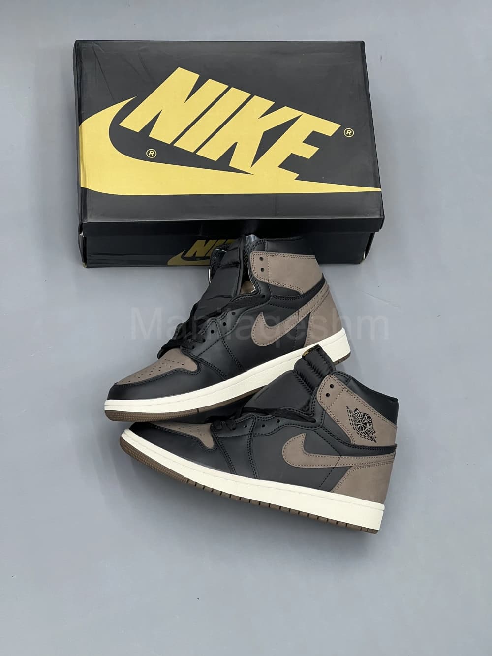 کفش جردن وان ساقدار پالومینو قهوه ای مشکی Jordan 1 High Palomino — تصویر ۲