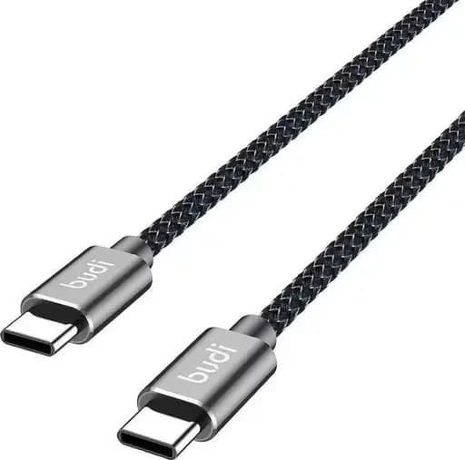 کابل شارژ کنفی USB-C به USB-C بودی مدل DC206TT20B 65W 2M با گارانتی — تصویر ۴