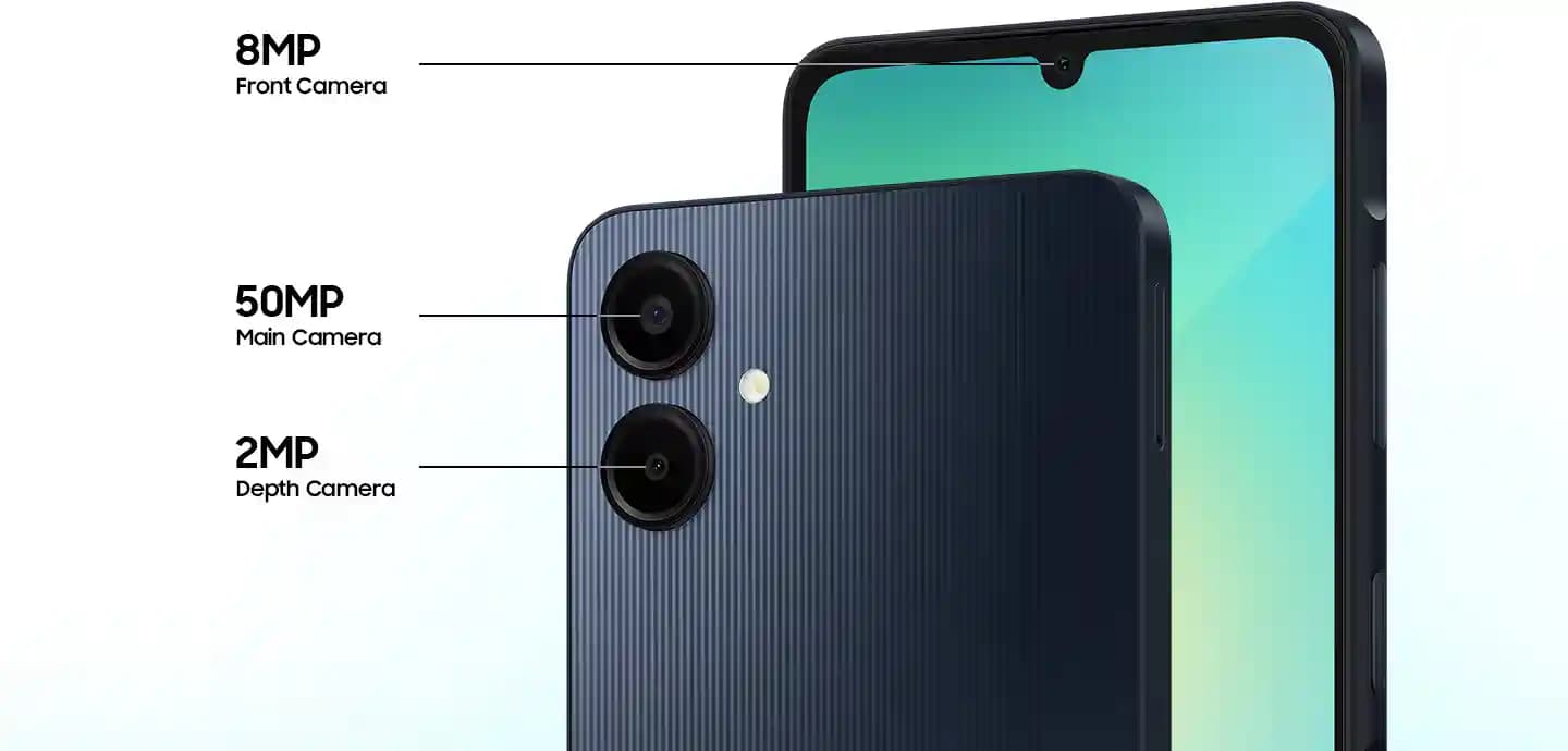 موبایل سامسونگ مدل Galaxy A06 رم 4 گیگ حافظه داخلی 64 گیگ کارکرده — تصویر ۴