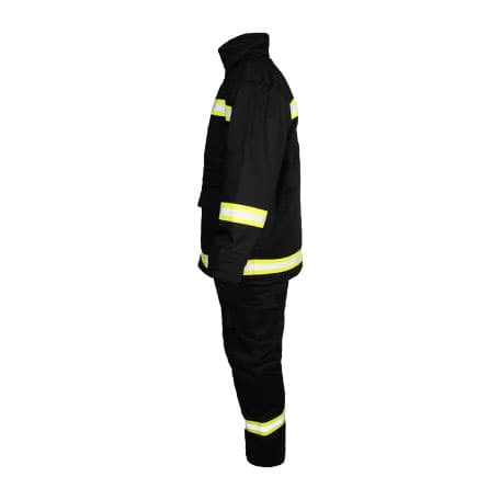 لباس عملیاتی آتش نشانی FIREMAN کتان مشکی — تصویر ۲