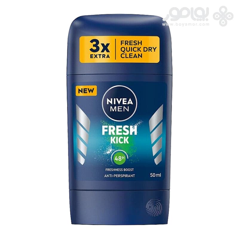 استیک ضد تعریق مردانه نیوا مدل FRESH KICK حجم 50 میل — تصویر ۲