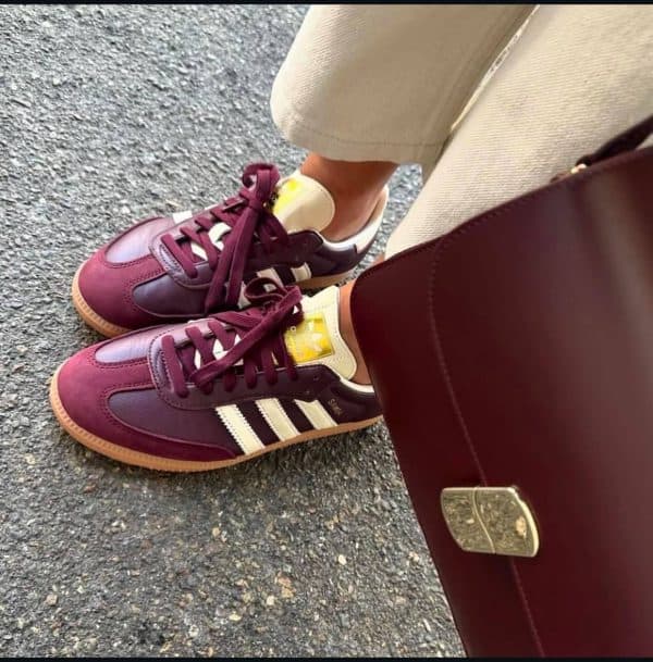 آدیداس سامبا اوجی زرشکی adidas samba og — تصویر ۴