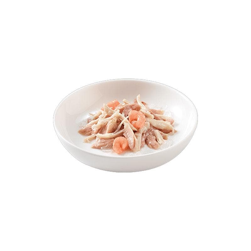 غذای پوچ گربه طعم مرغ و ماهی با میگو شسیر (Schesir Cat Tuna and Chicken with Shrimps) وزن 85 گرم — تصویر ۴