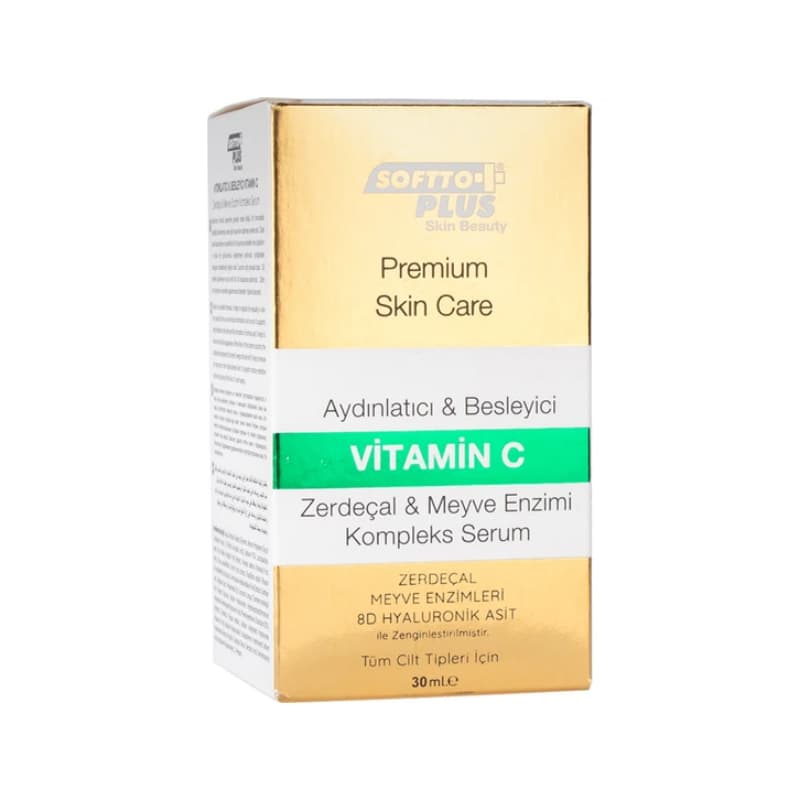 سرم روشن کننده و مغذی ویتامین سی سافتو پلاس 30ml — تصویر ۳