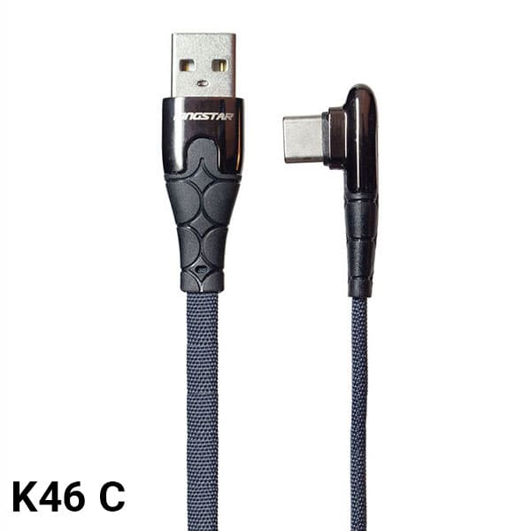 کابل شارژ 1 متری Type-C کینگ استار K46 C