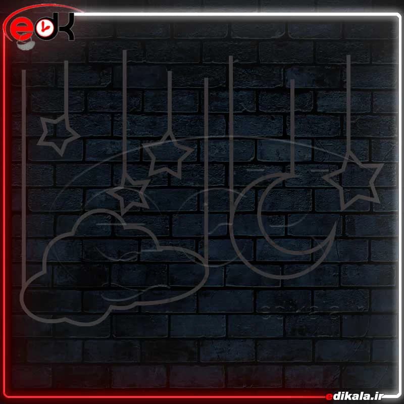 تابلو نئون طرح Good night شماره 2 در ابعاد مختلف + آداپتور — تصویر ۲
