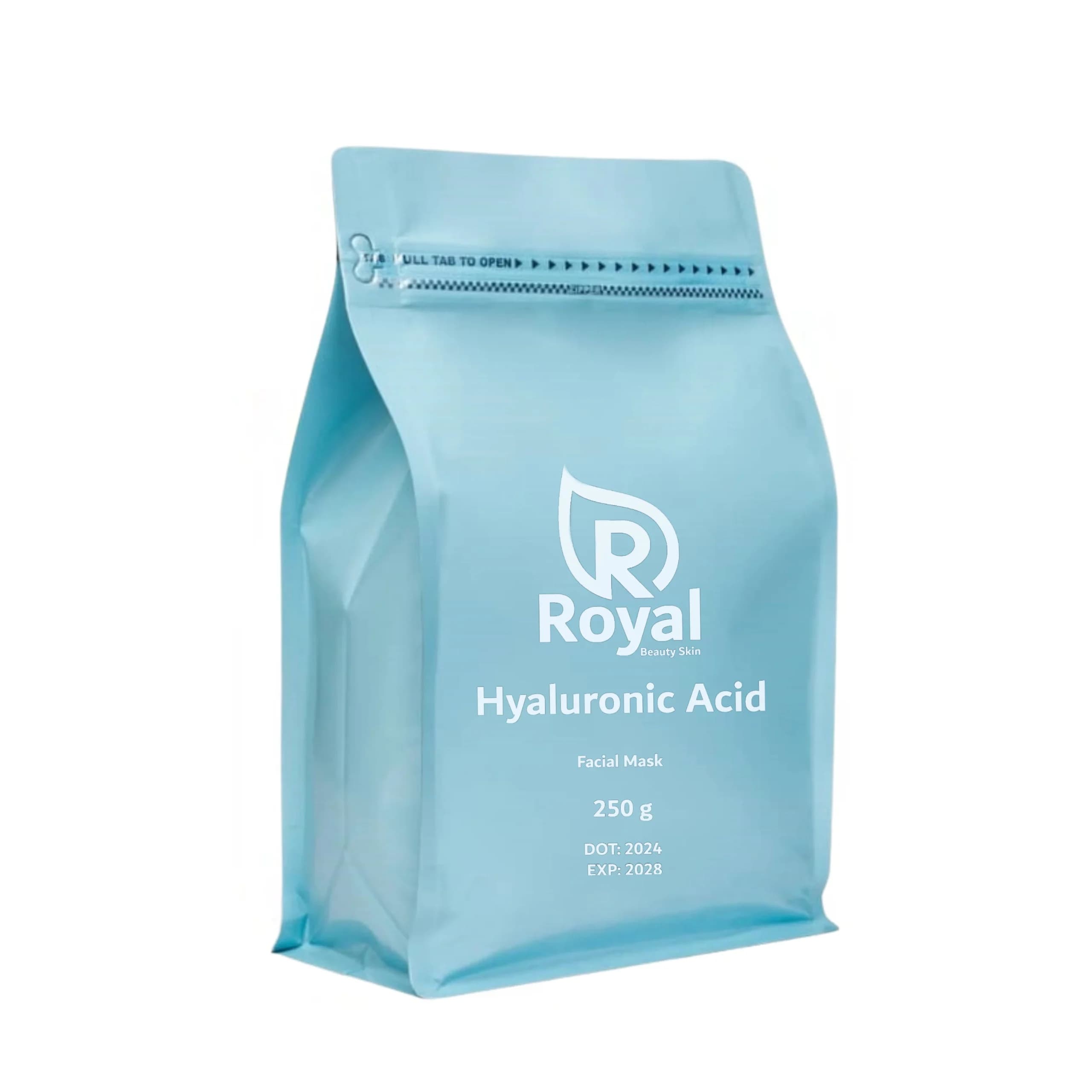 ماسک پودری لاتکسی هیالورونیک رویال 250 گرم