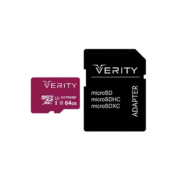 کارت حافظه microSDXC وریتی مدل Extreme 533x کلاس 10 استاندارد UHS-I U3 سرعت 80MBs ظرفیت 64 گیگ آداپتور دار — تصویر ۴