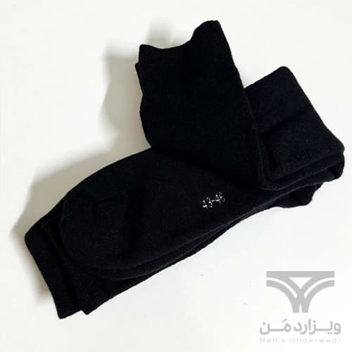 پک 2 تایی جوراب مردانه زمستانی ضخیم اورجینال لیورجی Livergy آلمان وارداتی مشکی — تصویر ۳