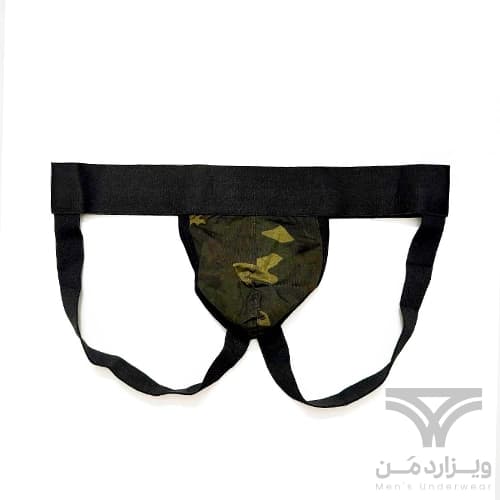 شورت مردانه فانتزی جاک استرپ Jockstrap اورجینال وارداتی برند Tommy dooyao بکلس چریکی — تصویر ۲