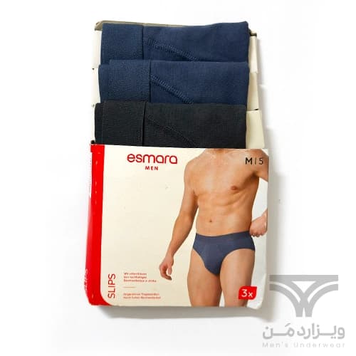 پک 3 تایی شورت مردانه اسلیپ اورجینال Esmara Men (Livergy) آلمان وارداتی آبی ذغالی — تصویر ۲