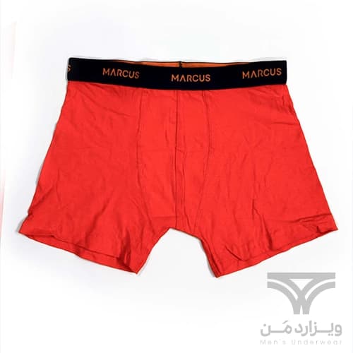 شورت مردانه پادار (باکسر بریف) اورجینال وارداتی برند Marcus نارنجی — تصویر ۲
