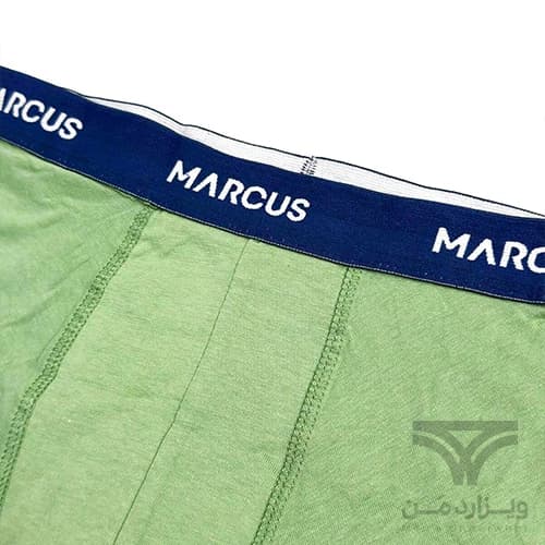 شورت مردانه پادار (باکسر بریف) اورجینال وارداتی برند Marcus سبز پسته ای — تصویر ۳