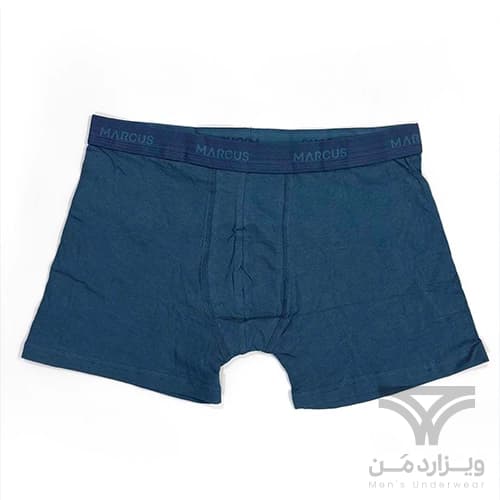 شورت مردانه پادار (باکسر بریف) اورجینال وارداتی برند Marcus آبی نفتی تیره — تصویر ۲