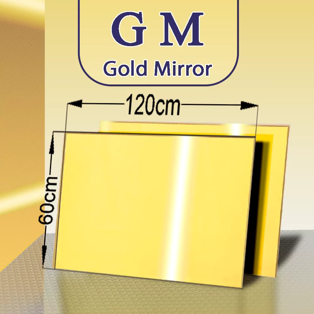 مولتی استایل طلایی آینه GM