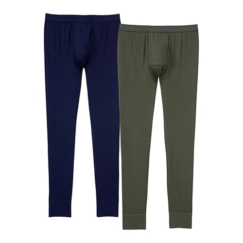 پک 2 تایی لگینگ مردانه کش پهن جذب UP2FASHION آلمان فلای دار فاق جادار سرمه ای سبز لجنی Extra Tight