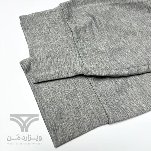لگینگ مردانه کش پهن شلوار راحتی بیس لایر لوکس LOOKS آلمان طوسی — تصویر ۴