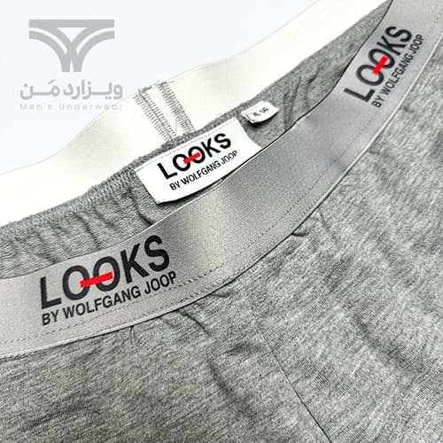 لگینگ مردانه کش پهن شلوار راحتی بیس لایر لوکس LOOKS آلمان طوسی — تصویر ۲