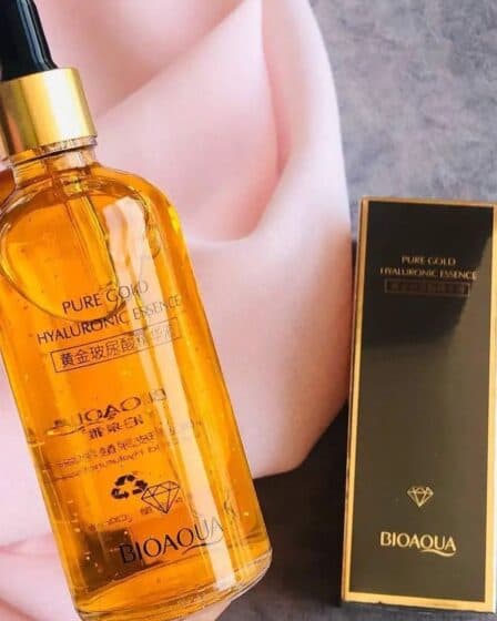 سرم طلا بیوآکوا مدل Pure Gold جوانساز و ضد چروک پوست حجم 100 میل — تصویر ۳