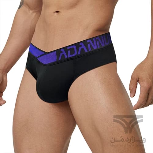 شورت مردانه اسلیپ اورجینال Adannu Men’s Modal Briefs Dual Waistband V-Suspension Low Rise برند آدانو کش لیزری — تصویر ۲