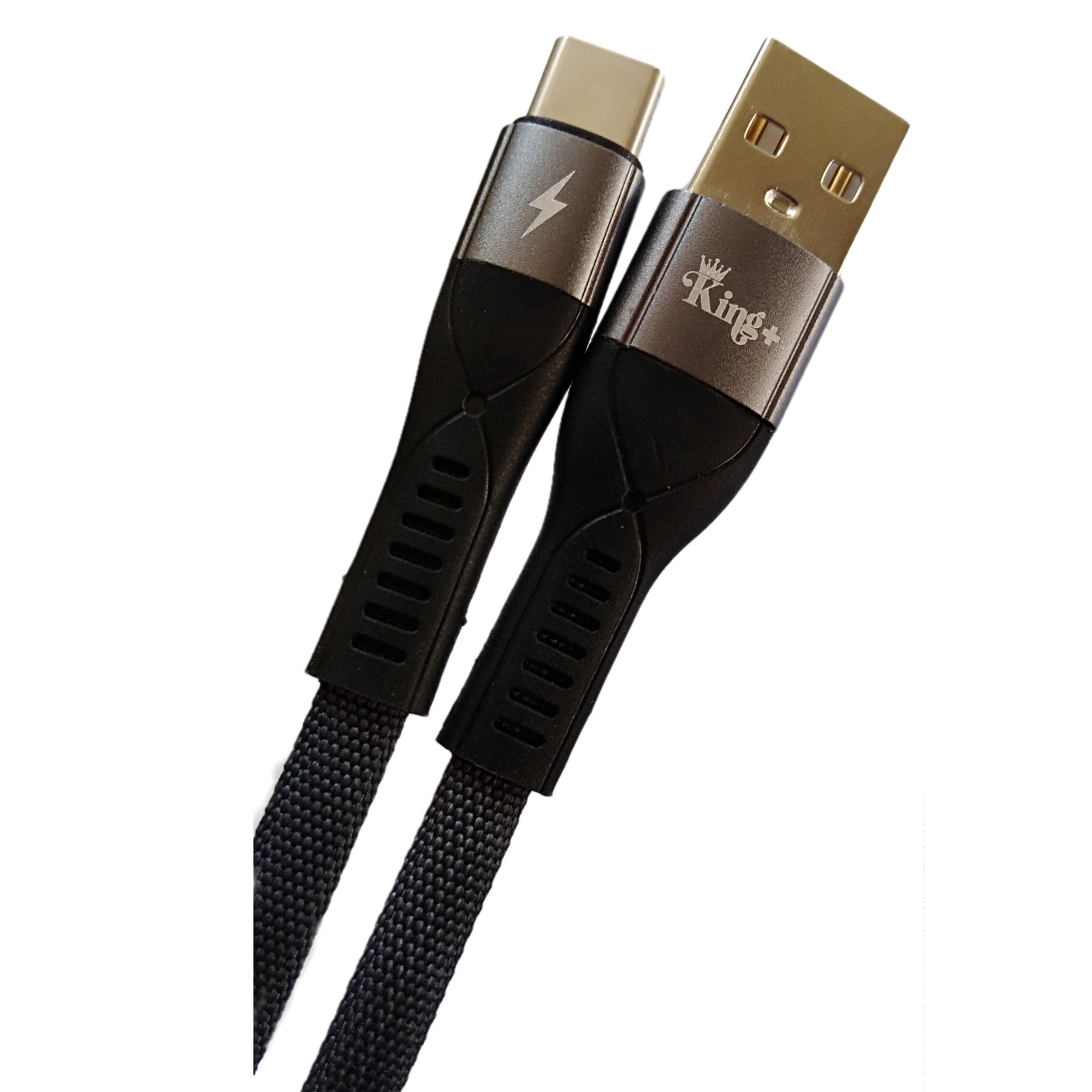 کابل تبدیل USB به USB-C کینگ پلاس مدل HK-23 طول 1 متر — تصویر ۳